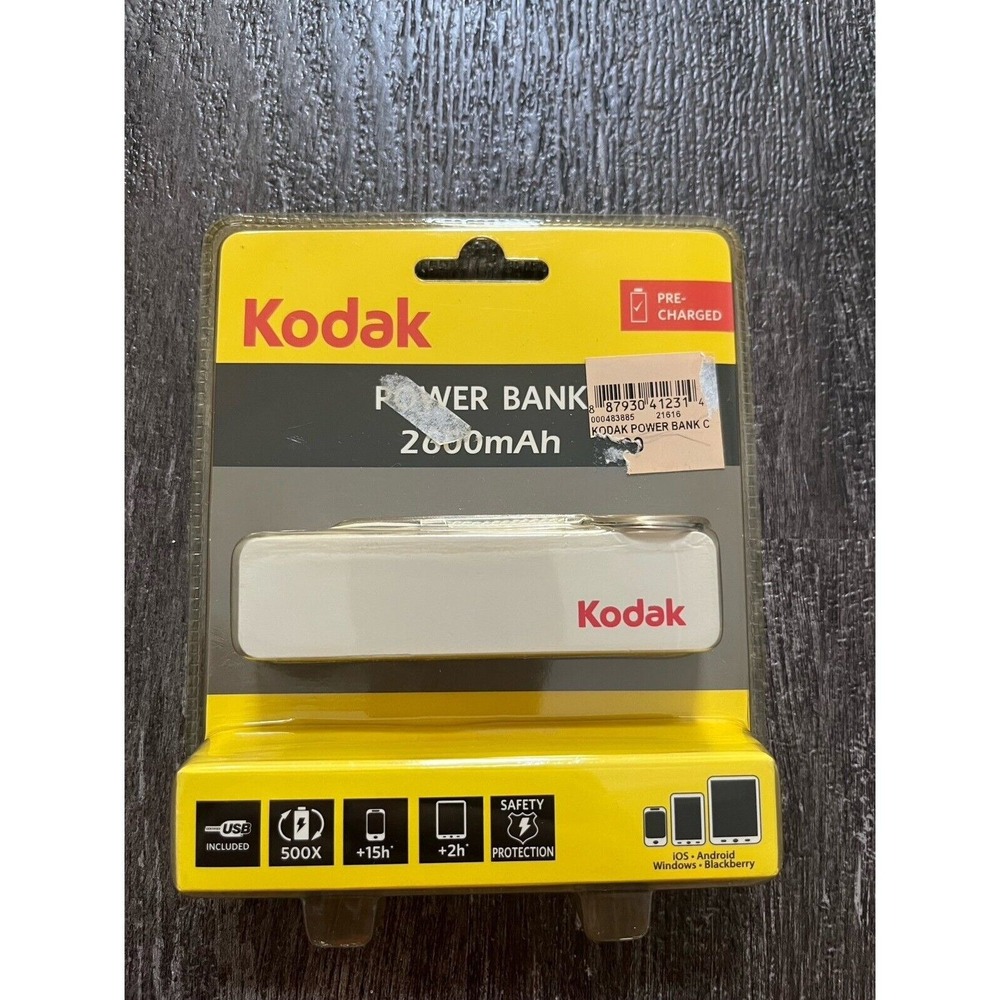 Kodak Power Bank White Rare NWT